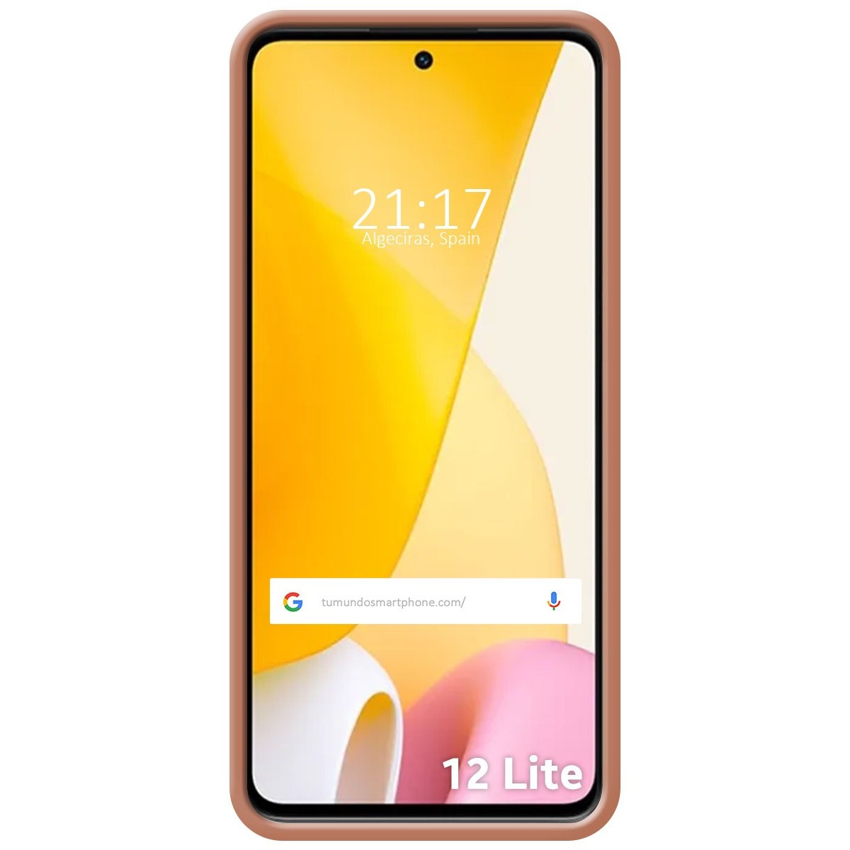 Funda Silicona Líquida Ultra Suave para Xiaomi 12 Lite 5G color Rosa