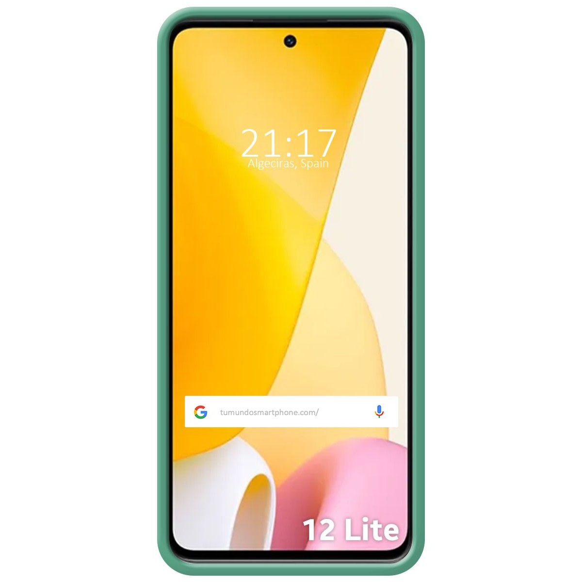Funda Silicona Líquida Ultra Suave para Xiaomi 12 Lite 5G color Verde