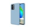 Funda Silicona Líquida Ultra Suave para ZTE Blade V40 Vita color Azul