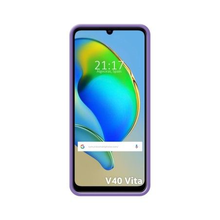 Funda Silicona Líquida Ultra Suave para ZTE Blade V40 Vita color Morada