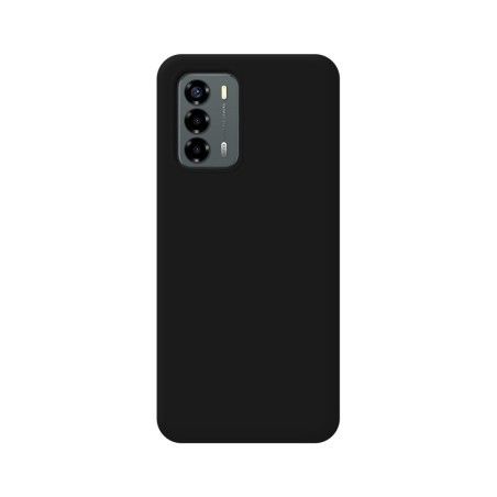 Funda Silicona Líquida Ultra Suave para ZTE Blade V40 Vita color Negra