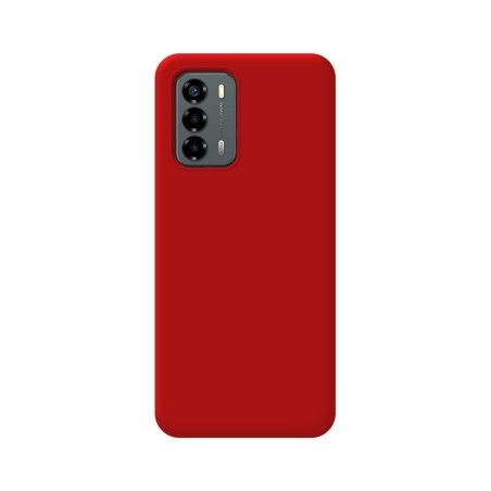 Funda Silicona Líquida Ultra Suave para ZTE Blade V40 Vita color Roja