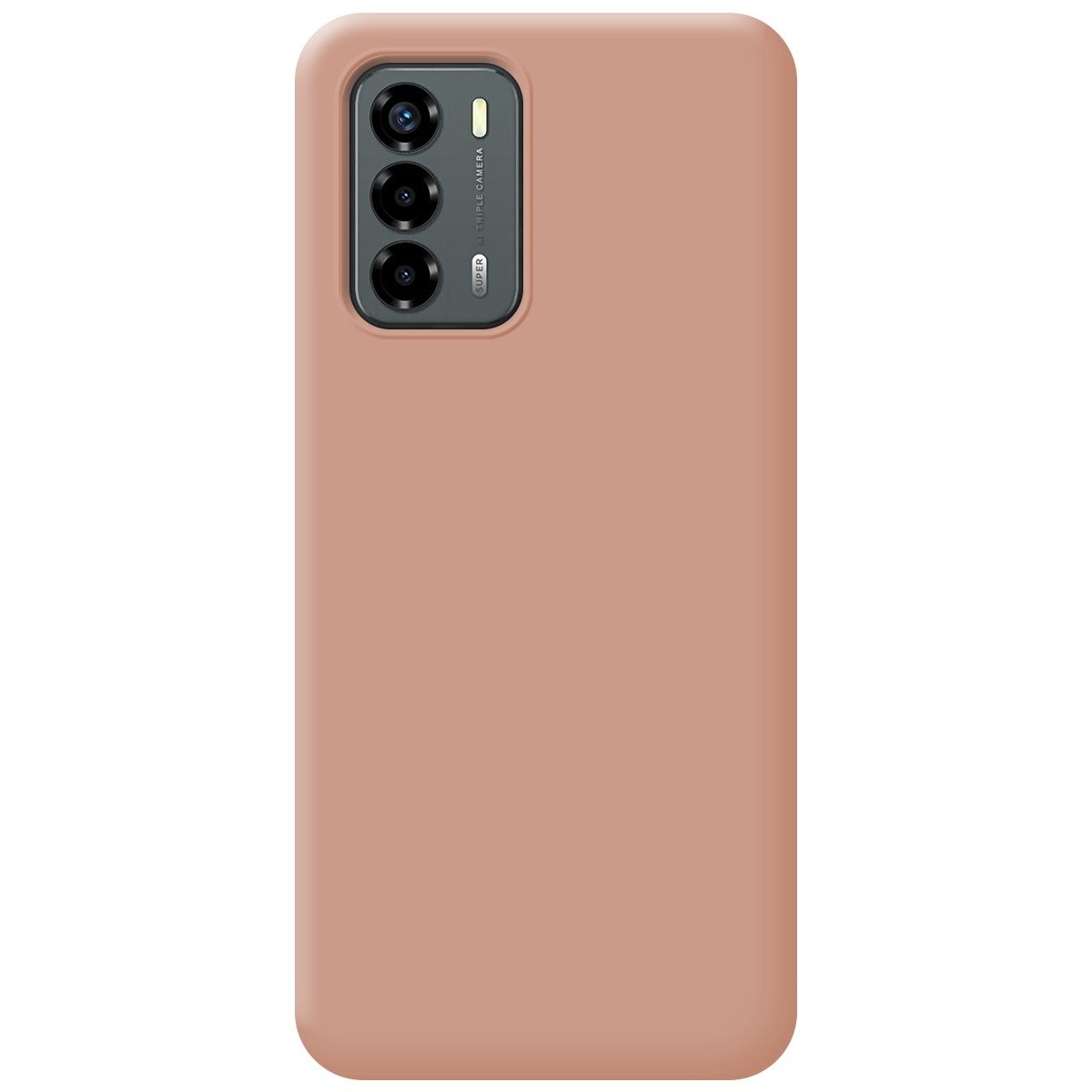 Funda Silicona Líquida Ultra Suave para ZTE Blade V40 Vita color Rosa