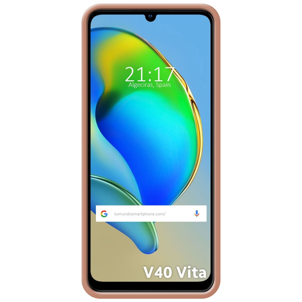 Funda Silicona Líquida Ultra Suave para ZTE Blade V40 Vita color Rosa