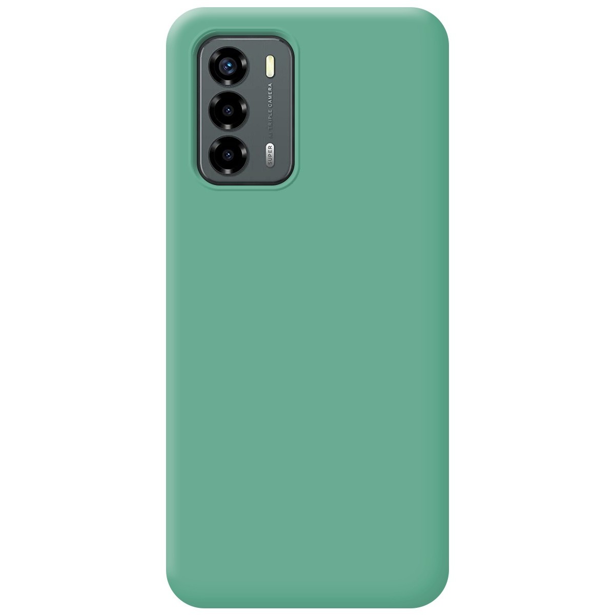 Funda Silicona Líquida Ultra Suave para ZTE Blade V40 Vita color Verde