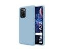 Funda Silicona Líquida Ultra Suave para ZTE Blade A72 color Azul