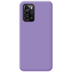 Funda Silicona Líquida Ultra Suave para ZTE Blade A72 color Morada 2
