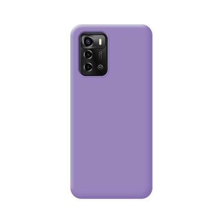Funda Silicona Líquida Ultra Suave para ZTE Blade A72 color Morada