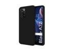 Funda Silicona Líquida Ultra Suave para ZTE Blade A72 color Negra
