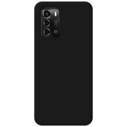 Funda Silicona Líquida Ultra Suave para ZTE Blade A72 color Negra 2