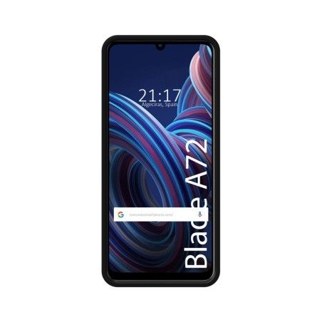 Funda Silicona Líquida Ultra Suave para ZTE Blade A72 color Negra