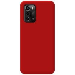 Funda Silicona Líquida Ultra Suave para ZTE Blade A72 color Roja 2