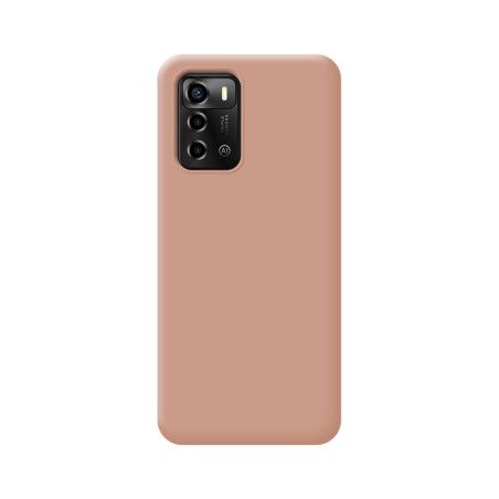 Funda Silicona Líquida Ultra Suave para ZTE Blade A72 color Rosa