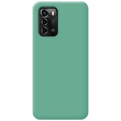 Funda Silicona Líquida Ultra Suave para ZTE Blade A72 color Verde 2