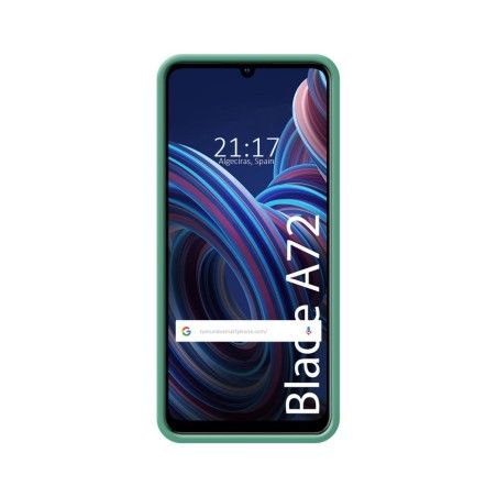 Funda Silicona Líquida Ultra Suave para ZTE Blade A72 color Verde