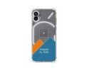 Personaliza tu Funda Silicona AntiGolpes Transparente con tu Fotografía para Nothing Phone 1 Dibujo Personalizada