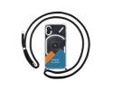 Personaliza tu Funda Colgante Transparente para Nothing Phone 1 con Cordon Negro Dibujo Personalizada