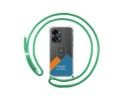 Personaliza tu Funda Colgante Transparente para Oneplus Nord 2T 5G con Cordon Verde Agua Dibujo Personalizada