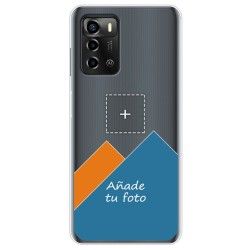 Personaliza tu Funda Silicona Gel Tpu Transparente con tu Fotografia para ZTE Blade A72  Dibujo Personalizada
