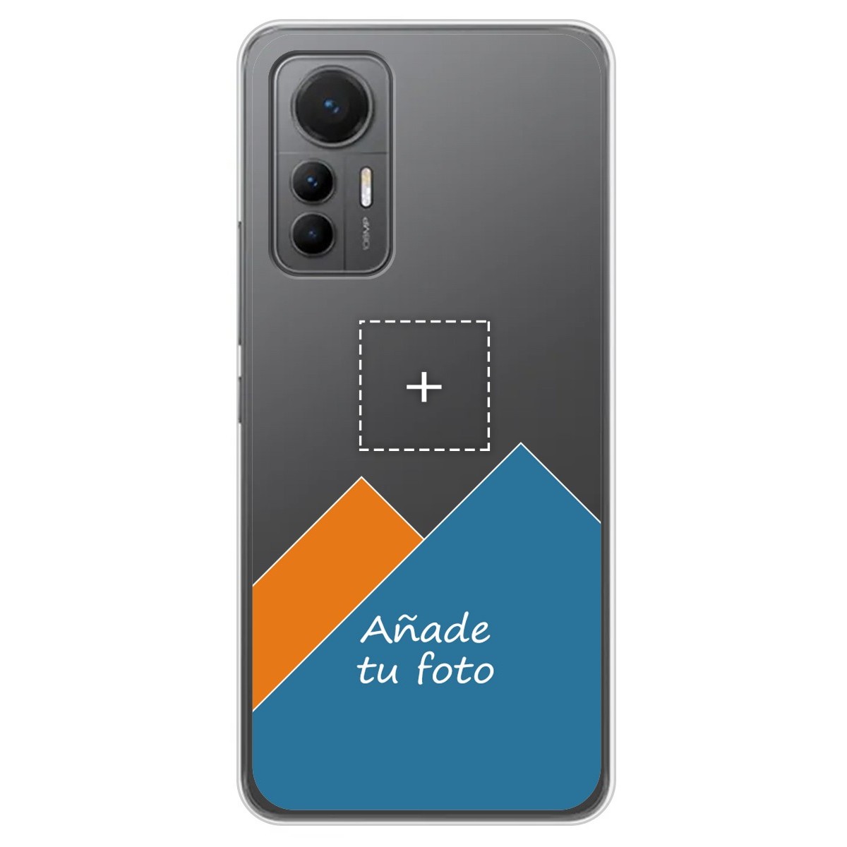 Personaliza tu Funda Silicona Gel Tpu Transparente con tu Fotografia para Xiaomi 12 Lite 5G Dibujo Personalizada