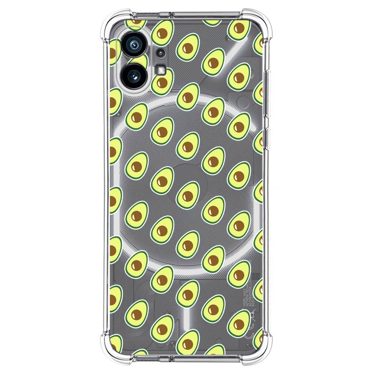 Funda Silicona Antigolpes para Nothing Phone 1 diseño Aguacate Dibujos