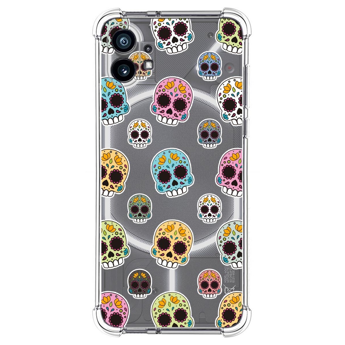 Funda Silicona Antigolpes para Nothing Phone 1 diseño Catrina Dibujos