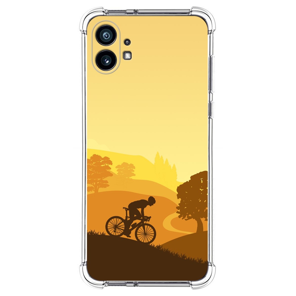 Funda Silicona Antigolpes para Nothing Phone 1 diseño Ciclista Dibujos