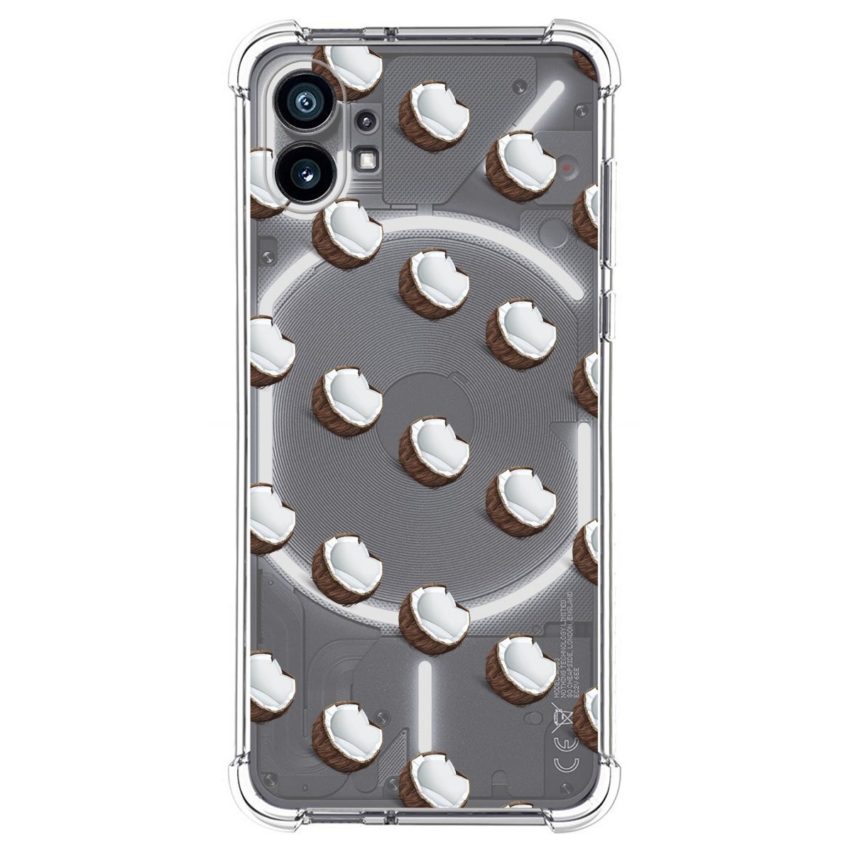 Funda Silicona Antigolpes para Nothing Phone 1 diseño Cocos Dibujos