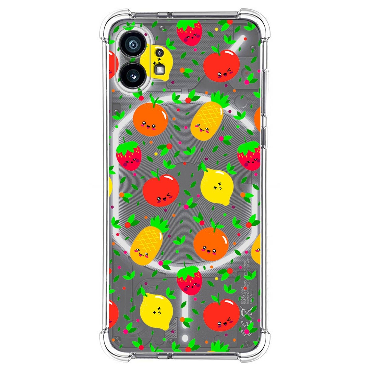 Funda Silicona Antigolpes para Nothing Phone 1 diseño Frutas 01 Dibujos