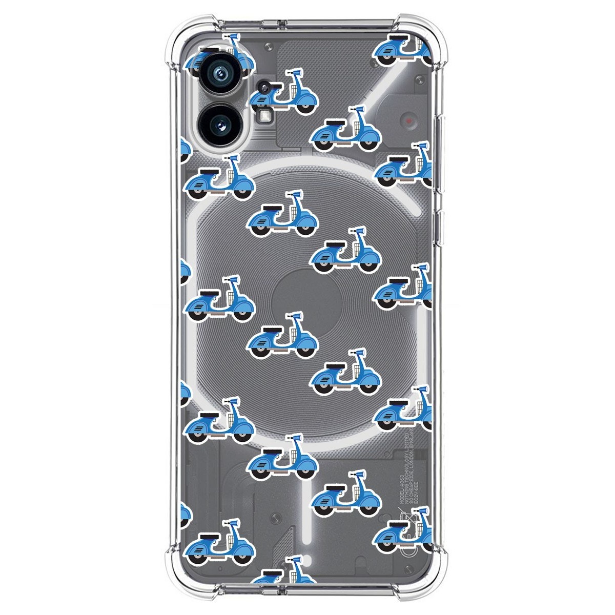Funda Silicona Antigolpes para Nothing Phone 1 diseño Scooter Dibujos