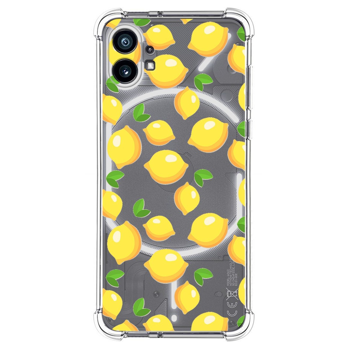 Funda Silicona Antigolpes para Nothing Phone 1 diseño Limones Dibujos