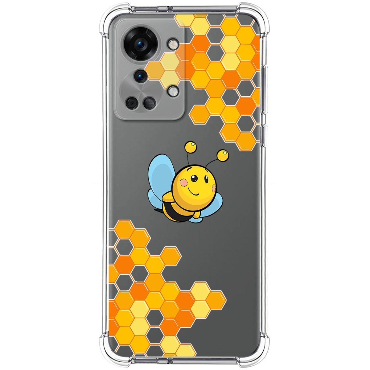 Funda Silicona Antigolpes para OnePlus Nord 2T 5G diseño Abeja Dibujos