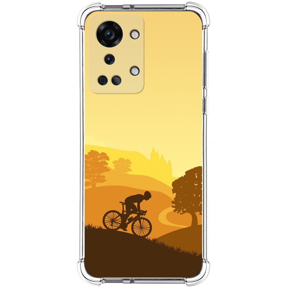Funda Silicona Antigolpes para OnePlus Nord 2T 5G diseño Ciclista Dibujos