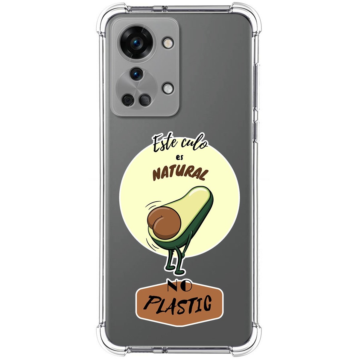 Funda Silicona Antigolpes para OnePlus Nord 2T 5G diseño Culo Natural Dibujos