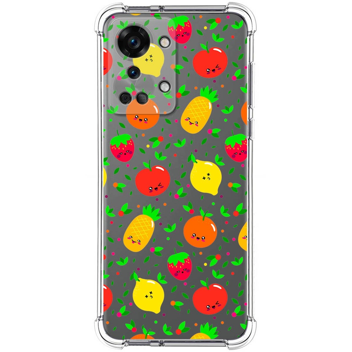 Funda Silicona Antigolpes para OnePlus Nord 2T 5G diseño Frutas 01 Dibujos