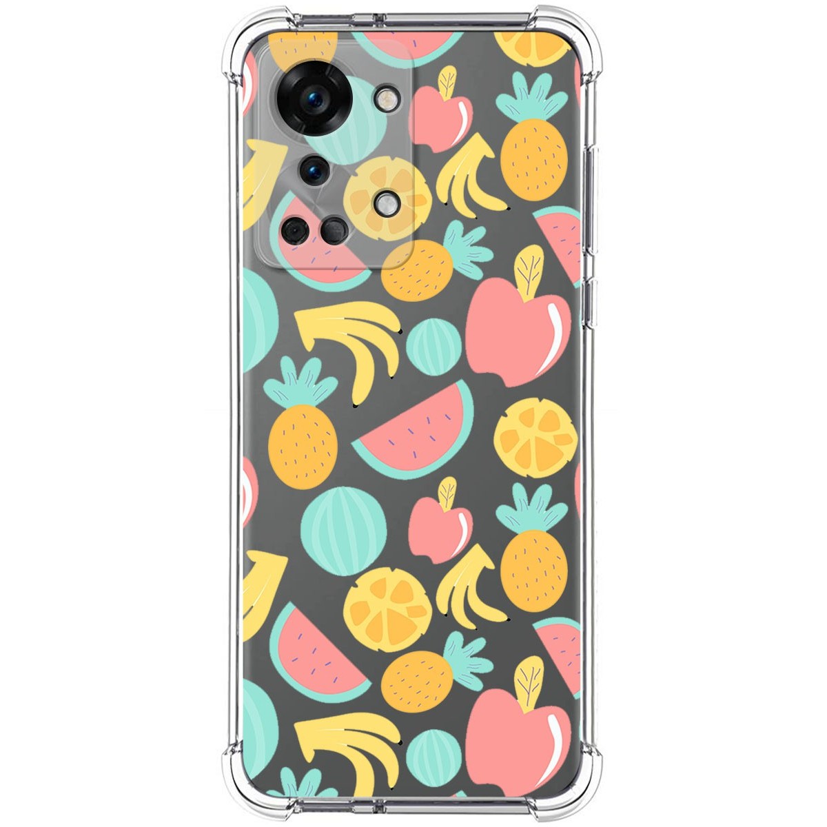 Funda Silicona Antigolpes para OnePlus Nord 2T 5G diseño Frutas 02 Dibujos