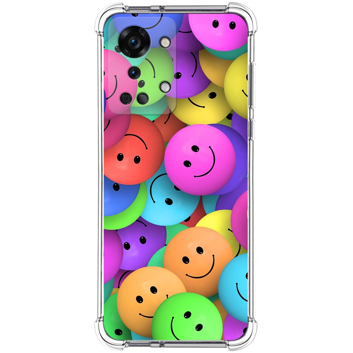 Funda Silicona Antigolpes para OnePlus Nord 2T 5G diseño Smile Dibujos