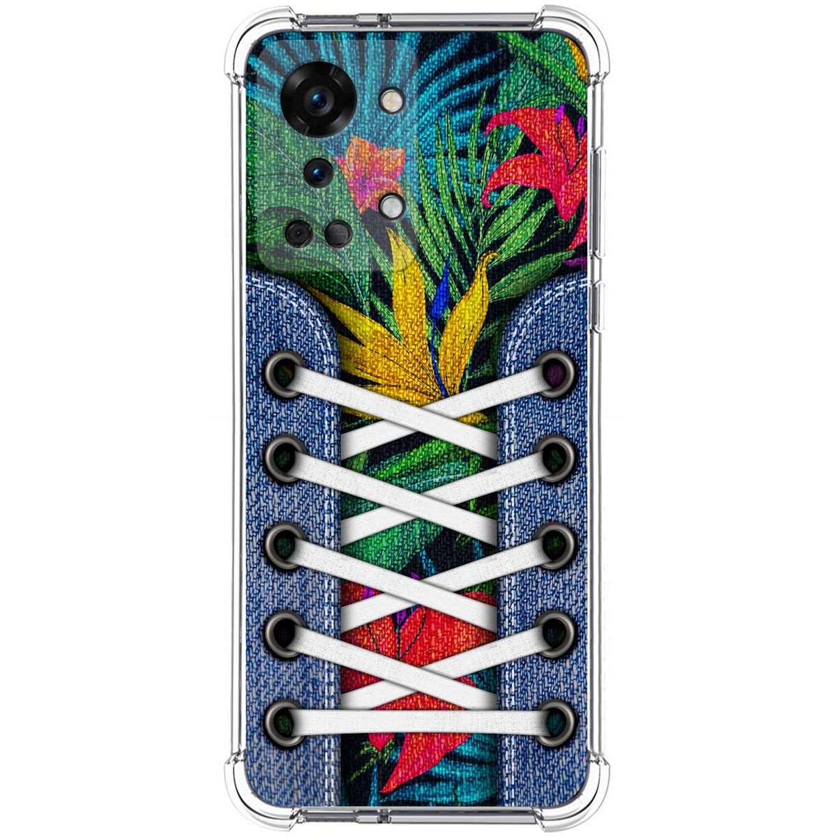Funda Silicona Antigolpes para OnePlus Nord 2T 5G diseño Zapatillas 12 Dibujos