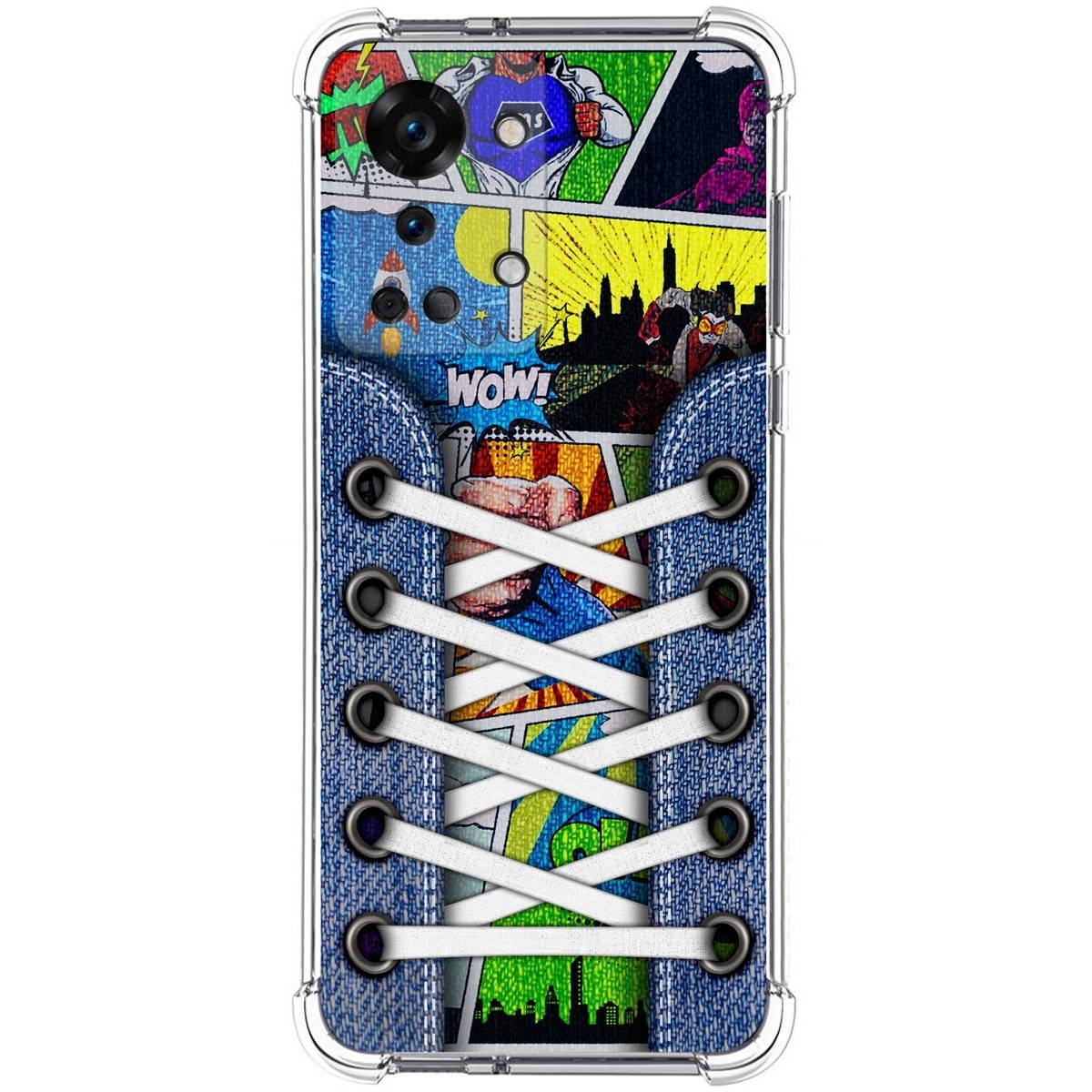 Funda Silicona Antigolpes para OnePlus Nord 2T 5G diseño Zapatillas 14 Dibujos