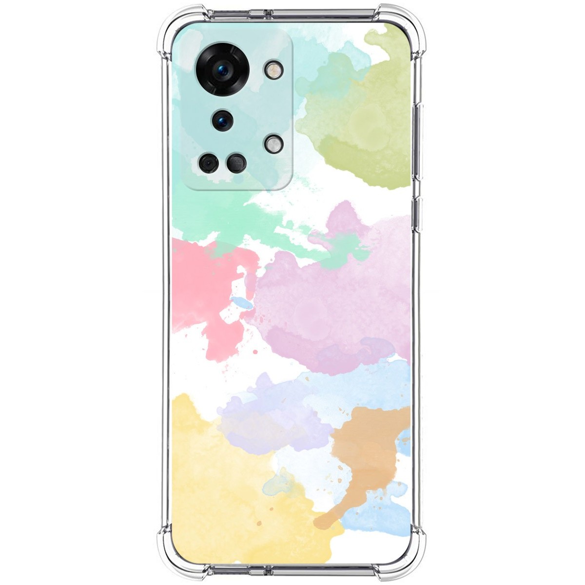 Funda Silicona Antigolpes para OnePlus Nord 2T 5G diseño Acuarela 11 Dibujos