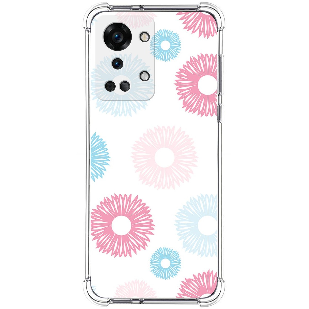 Funda Silicona Antigolpes para OnePlus Nord 2T 5G diseño Flores 06 Dibujos