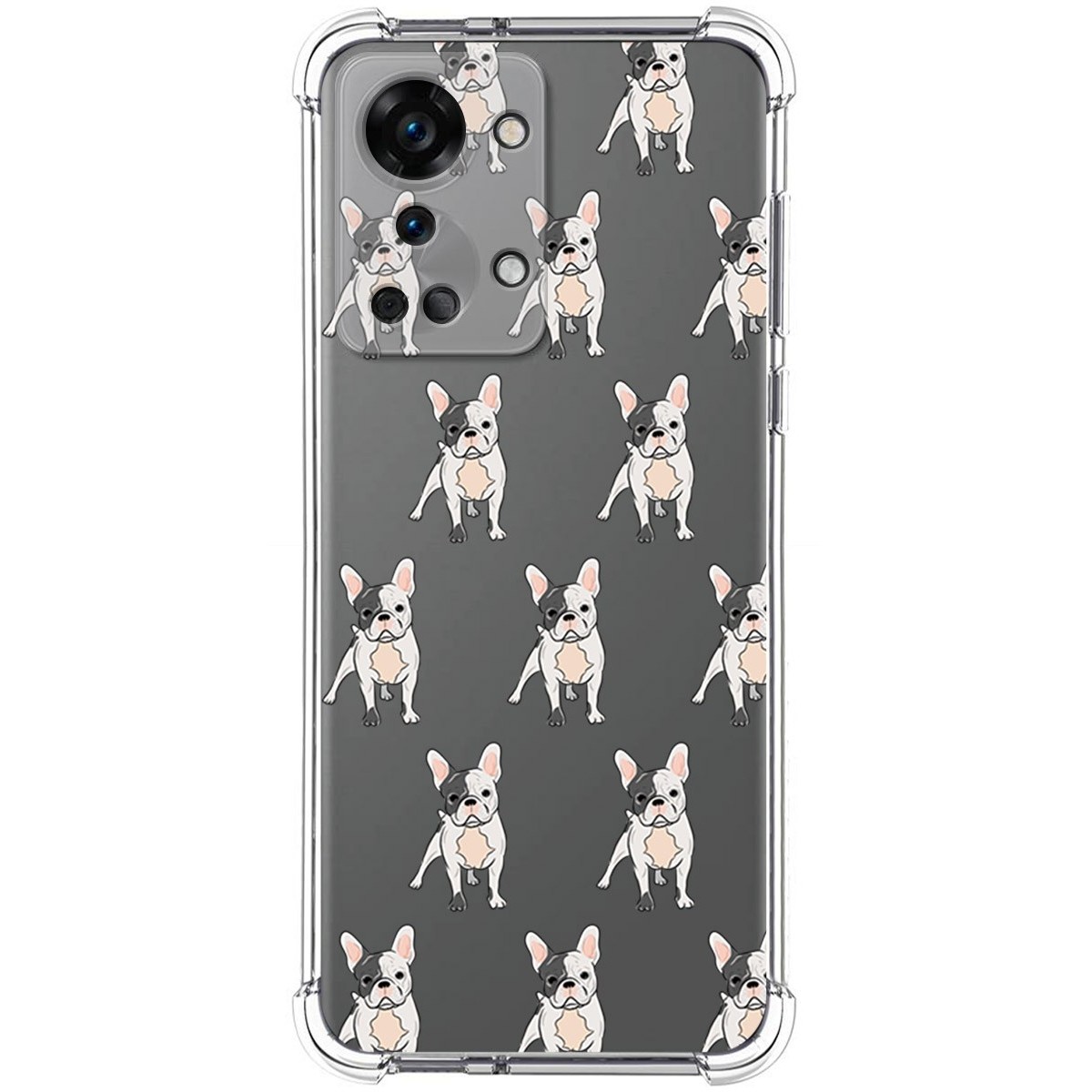 Funda Silicona Antigolpes para OnePlus Nord 2T 5G diseño Perros 12 Dibujos