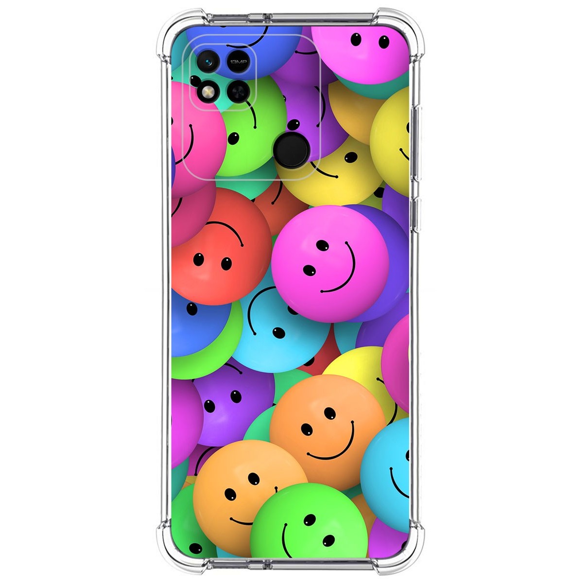 Funda Silicona Antigolpes compatible con Xiaomi Redmi 10A diseño Smile Dibujos