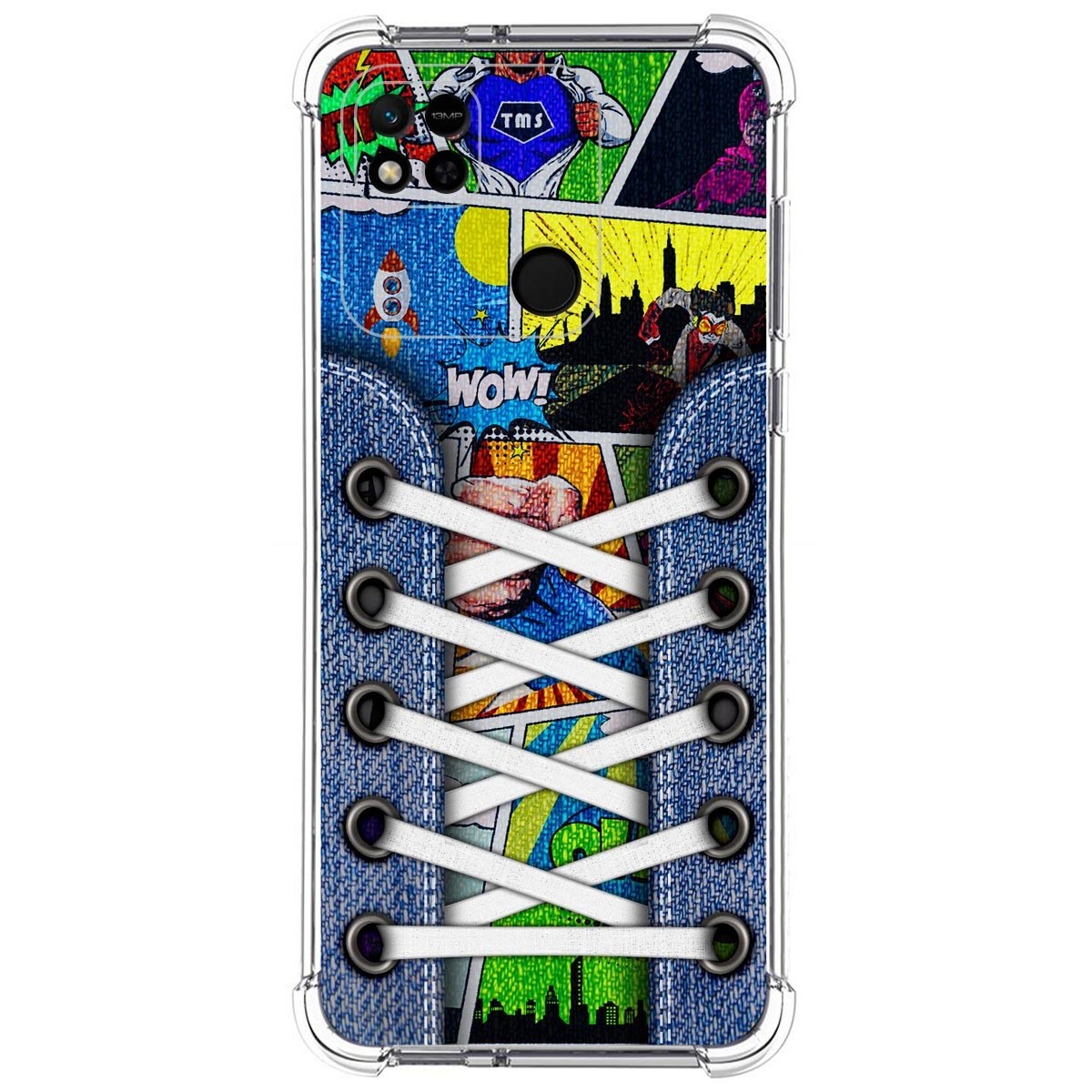 Funda Silicona Antigolpes compatible con Xiaomi Redmi 10A diseño Zapatillas 14 Dibujos