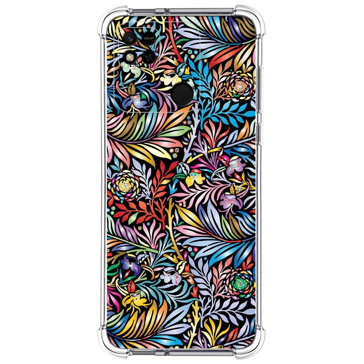 Funda Silicona Antigolpes compatible con Xiaomi Redmi 10A diseño Flores 04 Dibujos