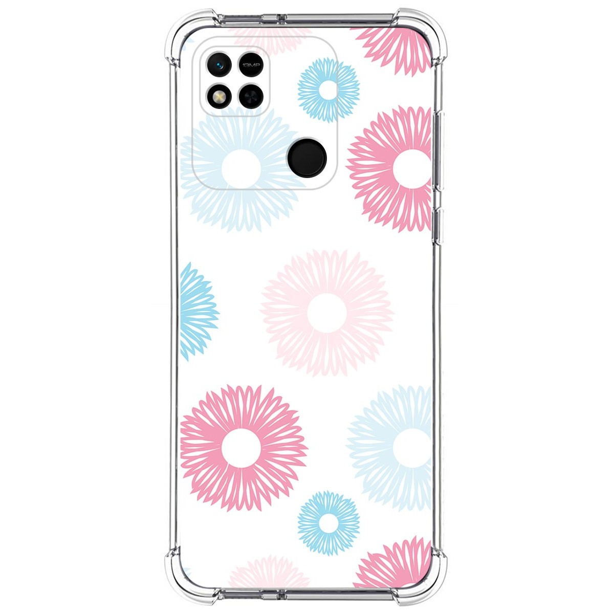 Funda Silicona Antigolpes compatible con Xiaomi Redmi 10A diseño Flores 06 Dibujos