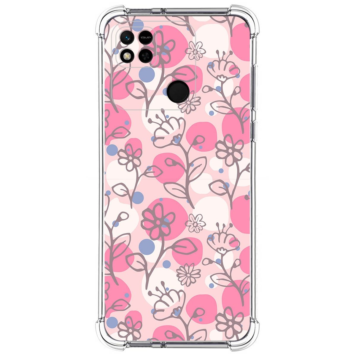 Funda Silicona Antigolpes compatible con Xiaomi Redmi 10A diseño Flores 07 Dibujos
