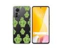 Funda Silicona Transparente para Xiaomi 12 Lite 5G diseño Cactus Dibujos