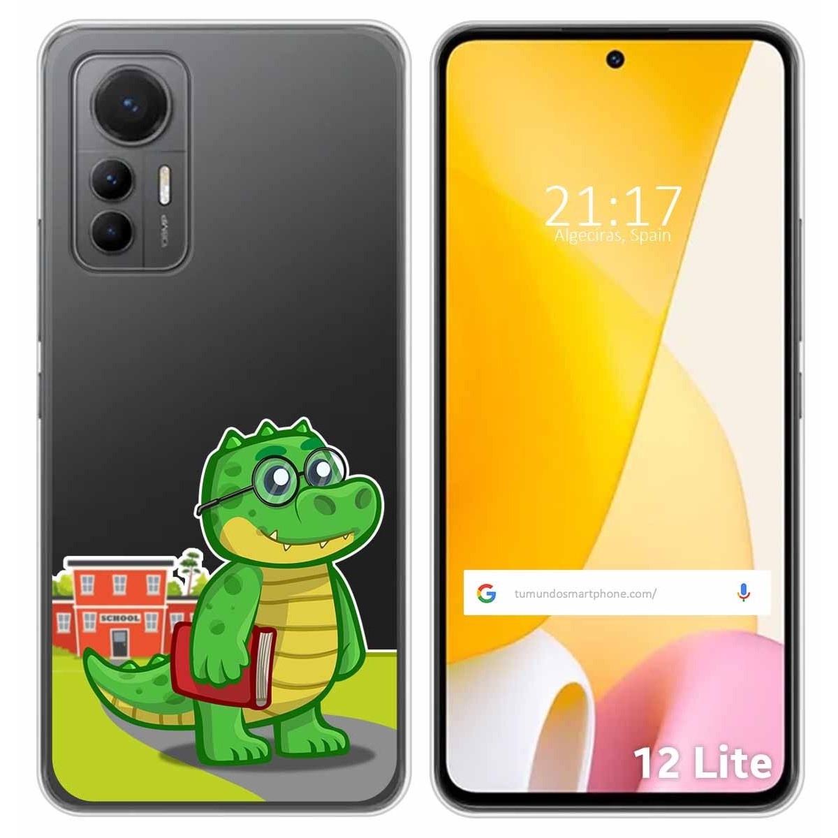 Funda Silicona Transparente para Xiaomi 12 Lite 5G diseño Coco Dibujos