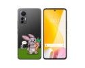 Funda Silicona Transparente para Xiaomi 12 Lite 5G diseño Conejo Dibujos
